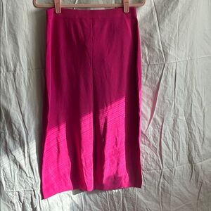Chic Fuchsia Women's Pencil Skirt